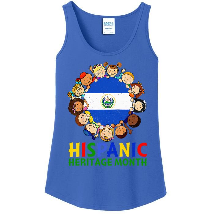 Hispanic Heritage Month El Salvador Ladies Essential Tank