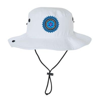 Happy Hanukkah Mandalla Star Of David Menorah Legacy Cool Fit Booney Bucket Hat