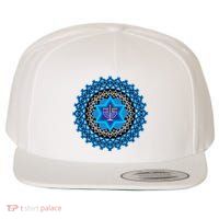 Happy Hanukkah Mandalla Star Of David Menorah Wool Snapback Cap
