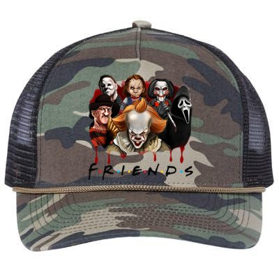 Halloween Horror Movie Characters Jason Es Chucky Freddy Retro Rope Trucker Hat Cap