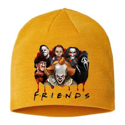 Halloween Horror Movie Characters Jason Es Chucky Freddy Sustainable Beanie