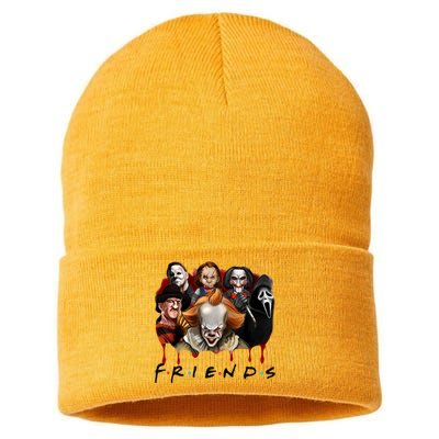 Halloween Horror Movie Characters Jason Es Chucky Freddy Sustainable Knit Beanie