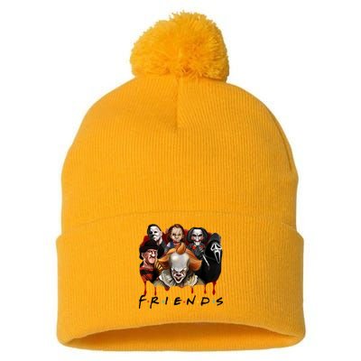 Halloween Horror Movie Characters Jason Es Chucky Freddy Pom Pom 12in Knit Beanie