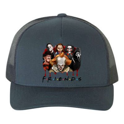 Halloween Horror Movie Characters Jason Es Chucky Freddy Yupoong Adult 5-Panel Trucker Hat