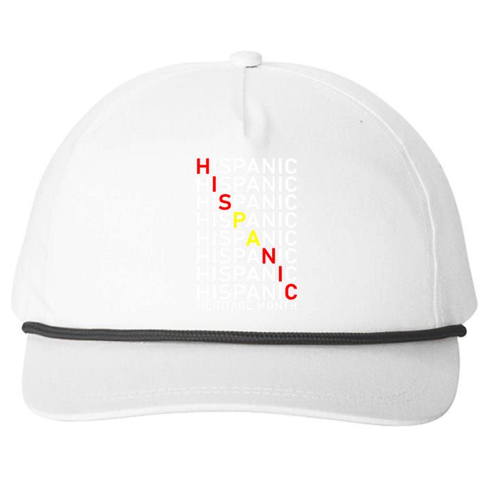 Hispanic Heritage Month Snapback Five-Panel Rope Hat