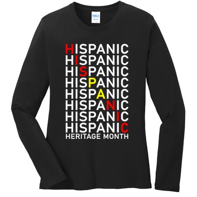 Hispanic Heritage Month Ladies Long Sleeve Shirt