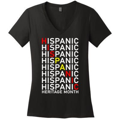 Hispanic Heritage Month Women's V-Neck T-Shirt