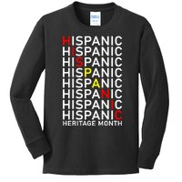 Hispanic Heritage Month Kids Long Sleeve Shirt