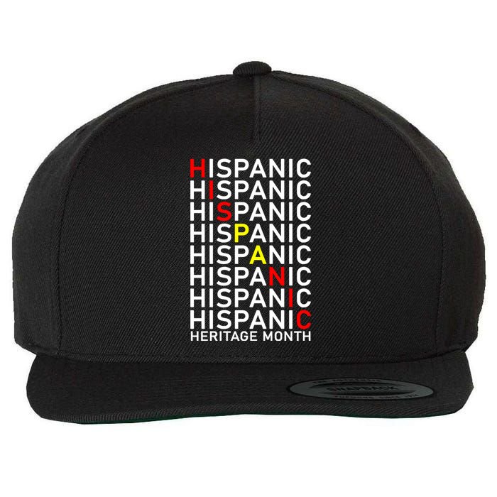 Hispanic Heritage Month Wool Snapback Cap