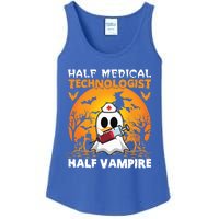 Halloween Half Medical Technologist Half Vampire Ghost Nurse Gift Ladies Essential Tank