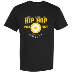 Hip Hop Music 50th Anniversary Musician Birthday Born Day Garment-Dyed Heavyweight T-Shirt