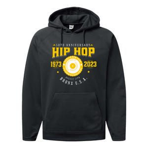 Hip Hop Music 50th Anniversary Musician Birthday Born Day Performance Fleece Hoodie