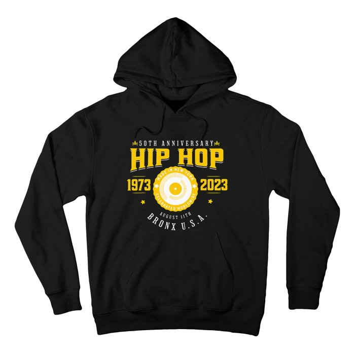 Hip Hop Music 50th Anniversary Musician Birthday Born Day Hoodie