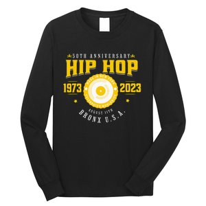 Hip Hop Music 50th Anniversary Musician Birthday Born Day Long Sleeve Shirt