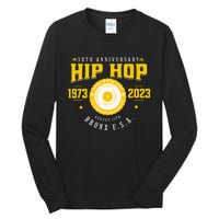 Hip Hop Music 50th Anniversary Musician Birthday Born Day Tall Long Sleeve T-Shirt