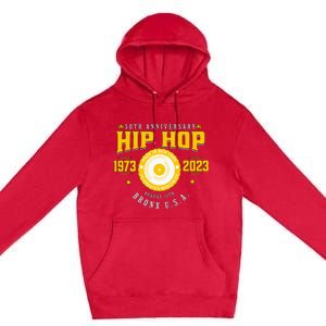 Hip Hop Music 50th Anniversary Musician Birthday Born Day Premium Pullover Hoodie