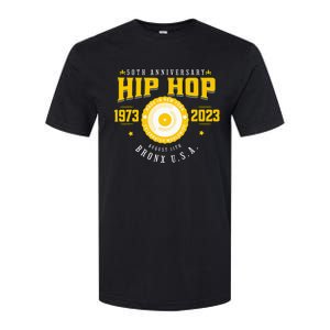 Hip Hop Music 50th Anniversary Musician Birthday Born Day Softstyle CVC T-Shirt