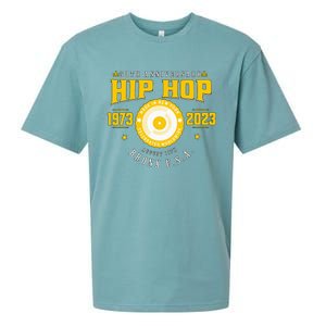 Hip Hop Music 50th Anniversary Musician Birthday Born Day Sueded Cloud Jersey T-Shirt