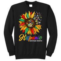 Hispanic Heritage Month Sunflowers Flags Tall Sweatshirt