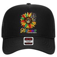Hispanic Heritage Month Sunflowers Flags Trucker Hat