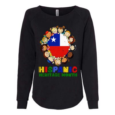 Hispanic Heritage Month Chile Womens California Wash Sweatshirt