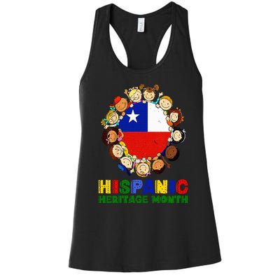 Hispanic Heritage Month Chile Women's Racerback Tank