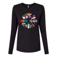 Hispanic Heritage Month Counties United Womens Cotton Relaxed Long Sleeve T-Shirt