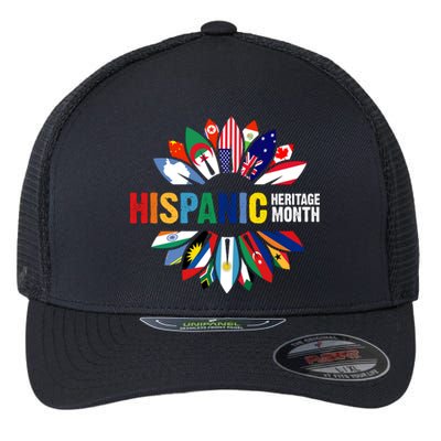 Hispanic Heritage Month Counties United Flexfit Unipanel Trucker Cap