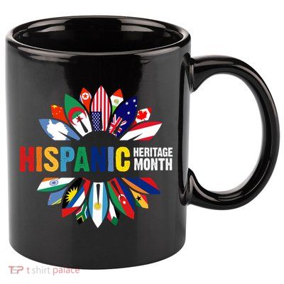 Hispanic Heritage Month Counties United 11oz C Handle Ceramic Mug