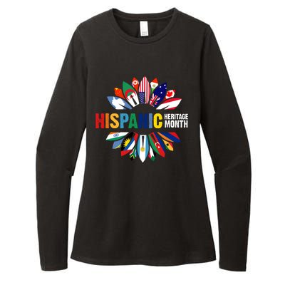 Hispanic Heritage Month Counties United Womens CVC Long Sleeve Shirt