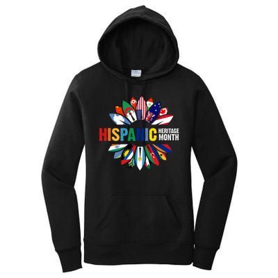 Hispanic Heritage Month Counties United Women's Pullover Hoodie