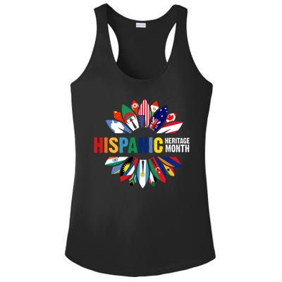 Hispanic Heritage Month Counties United Ladies PosiCharge Competitor Racerback Tank