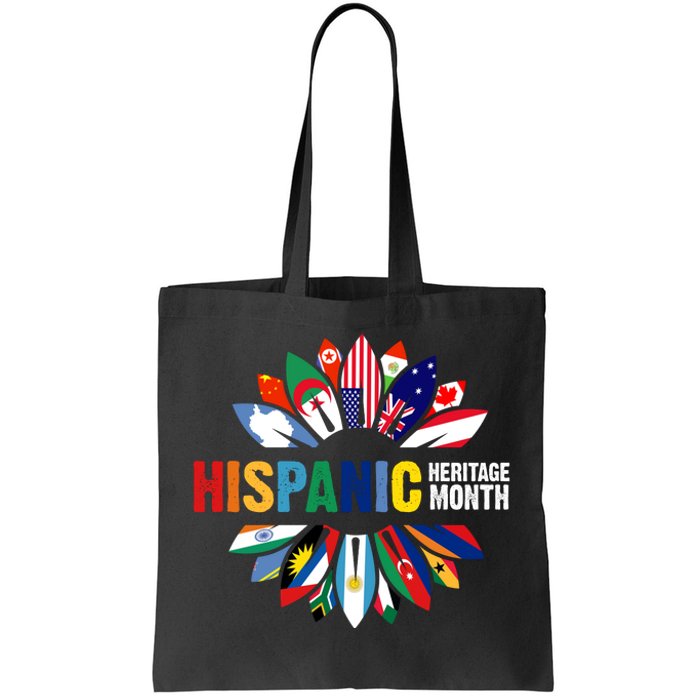 Hispanic Heritage Month Counties United Tote Bag