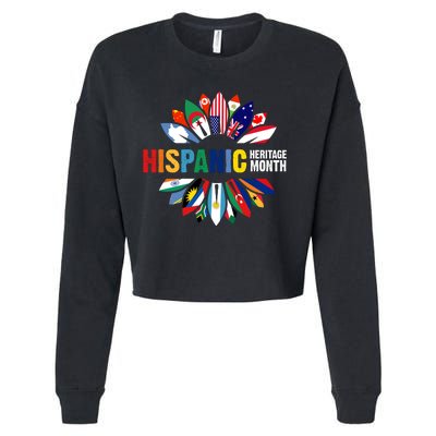 Hispanic Heritage Month Counties United Cropped Pullover Crew