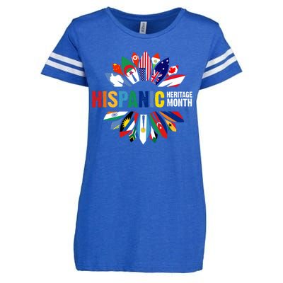 Hispanic Heritage Month Counties United Enza Ladies Jersey Football T-Shirt