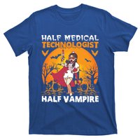 Halloween Half Medical Technologist Half Vampire Nurse Great Gift T-Shirt