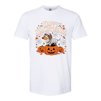 Happy Halloween Mummy Dachshund Pet Owner Holiday Wiener Dog Softstyle CVC T-Shirt