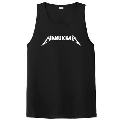 Hanukkah Heavy Metal Latke Party Jewish Menorah Dreidel  PosiCharge Competitor Tank