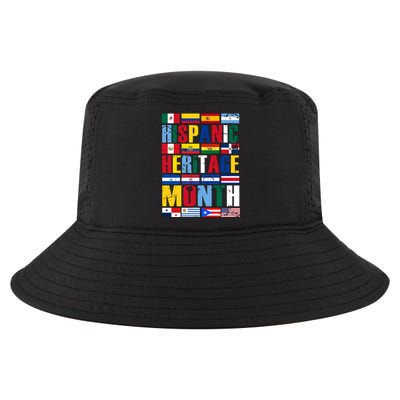 Hispanic Heritage Month Country Flags Cool Comfort Performance Bucket Hat