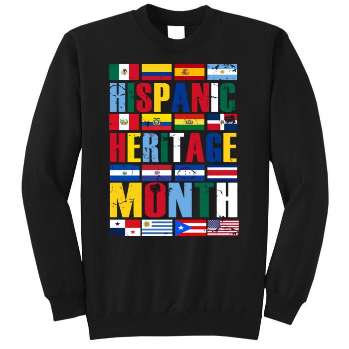 Hispanic Heritage Month Country Flags Sweatshirt