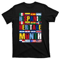 Hispanic Heritage Month Country Flags T-Shirt