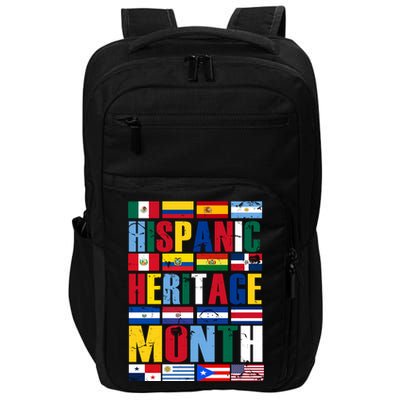 Hispanic Heritage Month Country Flags Impact Tech Backpack