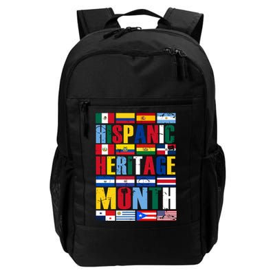 Hispanic Heritage Month Country Flags Daily Commute Backpack