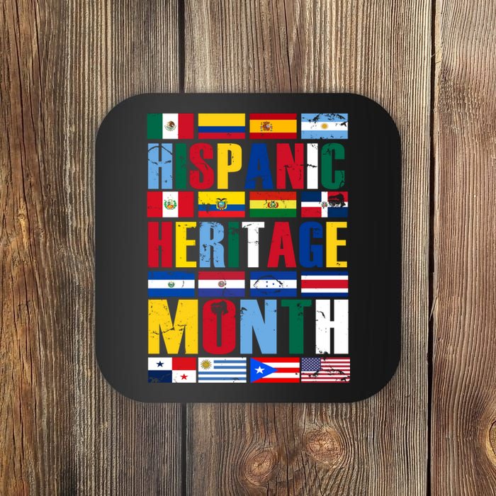 Hispanic Heritage Month Country Flags Coaster