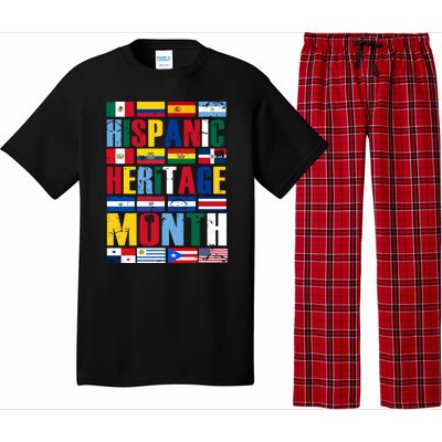 Hispanic Heritage Month Country Flags Pajama Set