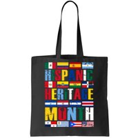 Hispanic Heritage Month Country Flags Tote Bag