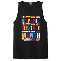 Hispanic Heritage Month Country Flags PosiCharge Competitor Tank