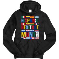 Hispanic Heritage Month Country Flags Tie Dye Hoodie