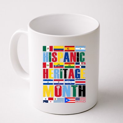 Hispanic Heritage Month Country Flags Coffee Mug