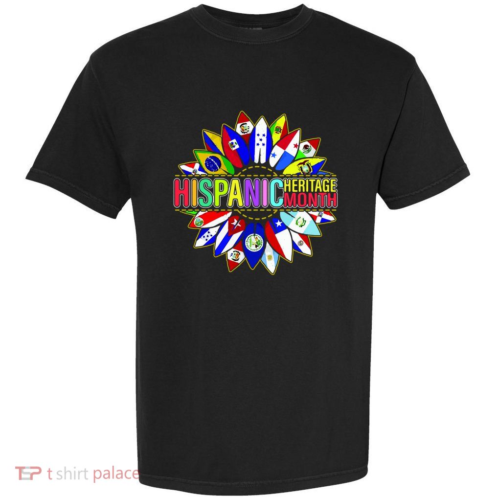 Hispanic Heritage Month Sunflower Garment-Dyed Heavyweight T-Shirt